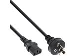 Inline® 16651F Cavo Di Rete, Da Spina Di Rete Cina A Spina Iec C13, 1,0 M