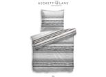 Hnl Biancheria Da Letto In Cotone Twill A Righe Skip 135X200 Cm + 80X80 Cm Marrone