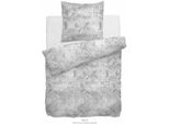 Heckett & Lane Maco Satin Biancheria Da Letto Kent I Dimensioni 155X220 Cm I Colore Grigio Motivo Serpente Stampa Serpente