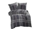EtÉRea Federa 40X40Cm - 100% Cotone Federa Di Facile Manutenzione Blockberry Naturalmente Morbida Federa 40X40Cm 100% Cotone - Federa Con Cerniera - - Grigio