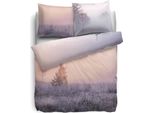 Hnl Biancheria Da Letto In Raso Merris Nature Rose 135X200 Cm + 80X80 Cm