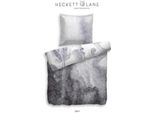 Hnl Satin Biancheria Da Letto Reversibile Fiocchi Di Neve Bianco Bjorn 155X220 Cm + 80X80 Cm Grigio