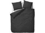 EtÉRea Mako Satin Biancheria Da Letto 155X220Cm + 80X80Cm - Biancheria Da Letto Per Tutte Le Stagioni Copripiumino Tinta Unita - Set Di Biancheria Da Letto Con Cuscino 155X220Cm Copripiumino + 80X80Cm Federa Mako Satin - Green - Nero