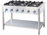 Cucina A Gas Serie 700 - G20, 6 Fuochi (3,5+3X5+2X7), 1200 X 700 X 850 Mm (L X P X A)