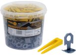 Sistema Di Livellamento Piastrelle 1,5 Mm, 300+100 Pezzi