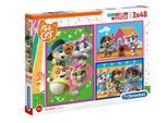 Puzzle Clementoni - 44 Gatti 3 X 48 Pezzi