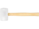 Martello Strend Pro HM221, 900 G, In Gomma, Testa Bianca, Manico In Legno, Lunghezza Del Manico 355 Mm