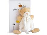 Set Regalo Doudou - Giocattolo Con Porta Ciuccio Orsacchiotto King 15 Cm