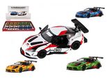 Kinsmart Toyota Gr Supra Racing In Metallo 13Cm 4 Colori Per Auto A Carica Inversa