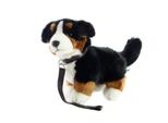 Cane Da Montagna Bernese Di Peluche Con Guinzaglio 26 Cm