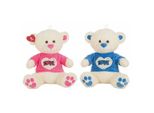 Orso Di Peluche Love T-Shirt Glitterata Beige 70 Cm