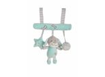 Appendiabiti In Peluche Cane Verde 25 Cm