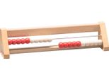 Wissner® Aktiv Lernen Telaio Di Conteggio Giocattolo Educativo Rosso/Bianco 20 Numeri, Telaio Di Conteggio Re-Wood® Abaco Regolo Calcolatore