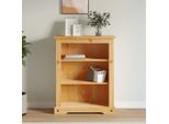 Vidaxl Libreria 3 Scomparti In Legno Di Pino Stile Messico 81X29X100 Cm - Librerie E Scaffalature