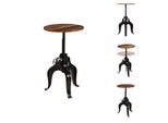 Vidaxl Tavolo Da Bar In Legno Massiccio Antico 60X(76-110) Cm - Tavoli Da Pranzo