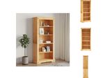 Vidaxl Libreria 5 Scomparti In Legno Di Pino Stile Messico 81X40X170 Cm - Librerie & Librerie