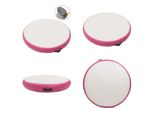 Vidaxl Tappeto Ginnico Gonfiabile Con Pompa 100X100X10 Cm Pvc Rosa - Cuscino Da Ginnastica - Cuscino Da Ginnastica - Cuscino Di Equilibrio - Cuscino Di Equilibrio