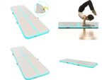 Vidaxl Tappetino Da Ginnastica Gonfiabile Con Pompa 400X100X10 Cm Pvc Verde - Tappetino Da Ginnastica - Tappetino Da Ginnastica - Tappetino Da Ginnastica Yoga - Tappetini Da Ginnastica Yoga