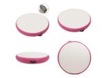 Vidaxl Tappeto Ginnico Gonfiabile Con Pompa 100X100X20 Cm Pvc Rosa - Cuscino Da Ginnastica - Cuscino Da Ginnastica - Cuscino Di Equilibrio - Cuscino Di Equilibrio