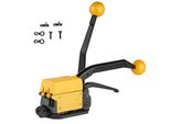Vevor Reggiatrice In Acciaio Per 1/2"-3/4"" Di Larghezza, 3 In 1 (Tenditore, Crimpatore, Taglierina), Reggiatrice Manuale, Reggiatrice E Fascettatrice In Metallo-Acciaio Da Imballaggio Per Gioielleria"