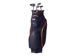 Borsa Da Golf Vevor Con Divisorio Organizzatore Superiore A 14 Vie, 36 Pollici, 13 Tasche, Borsa Da Golf Premium, Borse Da Golf Resistenti Con Manici, Copertura Antipolvere E Cinghie Staccabili Per Uomo E Donna, Nero E Arancione