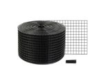Vevor Protezione Antiuccelli Per Moduli Solari, 20,3 X 30,5 M, Rete Per Impianti Solari Repellente Per Piccioni Con 50 Fili Di Pneumatico, Protezione Per Moduli Solari Con Rivestimento In Pvc Antiruggine, Rete In Rotoli Da 1,27 Cm