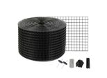 Vevor Protezione Per Uccelli Per Moduli Solari 20,3 X 30,5 M Protezione Per Piccioni Sistema Solare Griglia Protezione Moduli Solari Con Rivestimento In Pvc Antiruggine