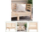 The Living Store Divano Angolare Da Giardino In Pino Massiccio