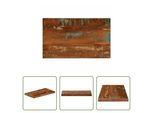 The Living Store Piano D'appoggio 50X40X2,5 Cm Rettangolare In Legno Massiccio Antico