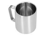 Tazza In Acciaio Inox, Tazza Da Caffè, Tazza Da Esterno, Doppia Tazza D'acqua, Tazza In Acciaio Inox Con Manico, Tazza Da Caffè In Acciaio Inox