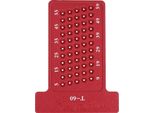 Scriba A T In Lega Di Alluminio, Calibro Per Fori, Strumento Di Marcatura Per Falegnami (Rosso)