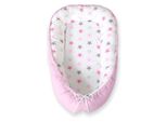 Bobono Premium Coperta Di Coccole Double-Face - Stelle Grigio/Rosa/Grigio