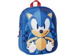 Zaino Sonic The Hedgehog 3D 31 Cm - Zaino Scuola Per Bambini