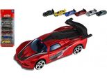 Auto Da Corsa 6Pz Metallo/Plastica 8Cm Corsa Libera