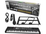 61 Tasti Musica Digitale Organo Elettronico Tastiera Portatile Con Microfono Per Bambini