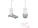 Carrello Portabagagli, Capacità Di Carico Di 600 Libbre, Struttura Resistente In Acciaio Inox, 600 Lbs