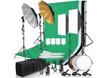Set Da Studio Fotografico, Softbox, Sfondi, Kit Da Studio Fotografico 36
