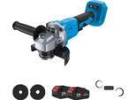 Smerigliatrice Angolare Elettrica, 3 Velocità, Design A Batteria, 2 Batterie