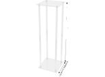 Portafiori, Set Da 4 Pezzi, Design Moderno In Acrilico, Trasparente