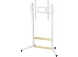 Porta Tv, Regolabile In Altezza, Design Mobile, Bianco