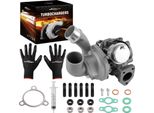 Turbocompressore, Costruzione In Ghisa E Lega, Dimensioni Dell'oggetto: 29X27X23 Cm, Compatibilità Motore: D4CB 16V, Potenza Massima: 170 Cv, Tipo Di Raffreddamento: Acqua E Olio