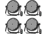 Paraluce Da Palco, Led Rgb, Controllo Dmx, Nero, Spina Ue