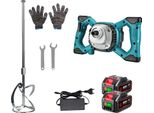 Betoniera Elettrica, Comando A 6 Velocità, Funzionamento A Batteria, 2 Batterie 1 Spina Ue