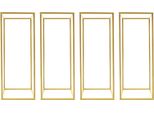 Portafiori, Design Moderno, Facile Da Montare, Oro, 24X24X60Cm