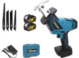 Sega A Pendolo, Motore Brushless, Utilizzo Con Una Sola Mano, 2 Batterie