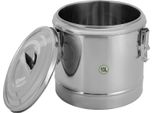 Pentola Per Zuppa Isolata, Acciaio Inox 304, Capacità 10 Litri, Argento