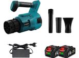 Soffiatore A Batteria, Motore Brushless, Impostazioni Regolabili, 2 Batterie