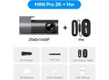 Dashcam, Registrazione Hd 2K, Tecnologia Di Visione Notturna, Minipro 2K N Hw-A, Scheda Sd Da 64 G