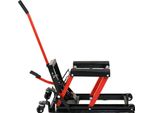Martinetto Idraulico Per Moto, Capacità Di Carico 680 Kg, Design Resistente, Rosso Nero