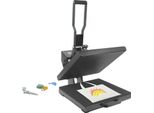 Macchina Per Pressatura A Caldo, 1400 Watt, Intervallo Di Temperatura 0-250°C, Dimensioni 15,75 X 11,81 Pollici, Controllo Digitale, Adatta A Vari Materiali
